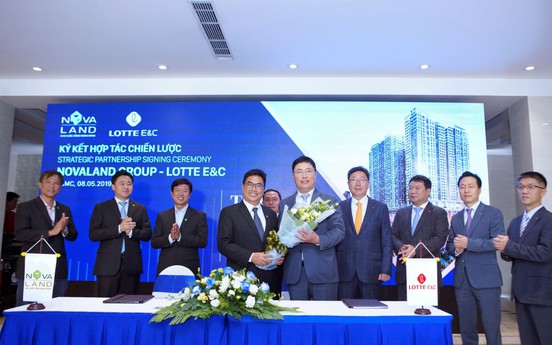 Novaland appointed Lotte E&C as the main contractor for luxury condo complexes