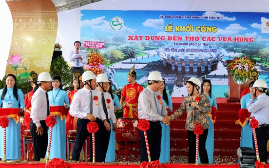 Work starts on temple dedicated to Hung Kings in Can Tho