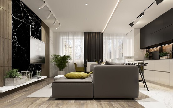 Phong cách thiết kế nội thất hiện đại cho không gian nhỏ