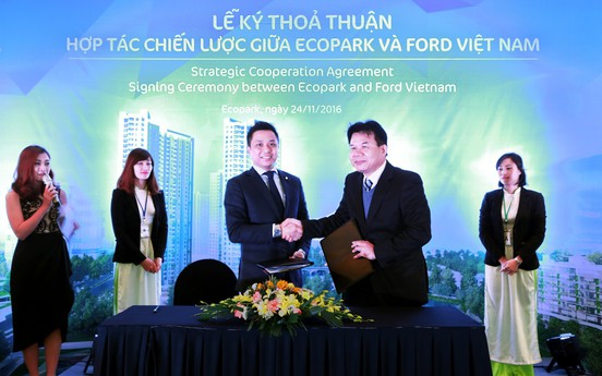 Ecopark ký thỏa thuận hợp tác chiến lược toàn diện cùng Ford Việt Nam