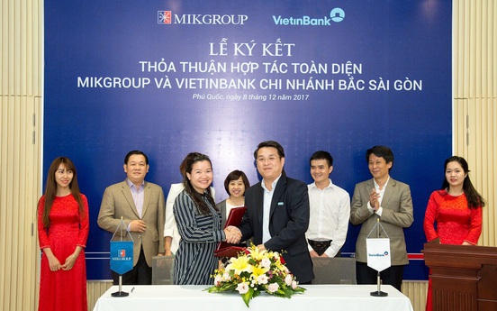 MIKGroup ký kết thỏa thuận hợp tác toàn diện với Viettinbank