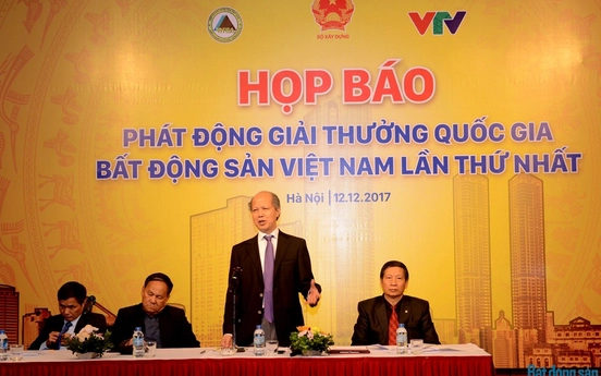 Bộ Xây dựng ủng hộ VNREA tổ chức “Giải thưởng Bất động sản Việt Nam lần I"