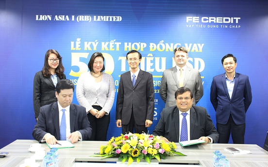 FE CREDIT ký kết hợp đồng vay 50 triệu USD với Lion Asia