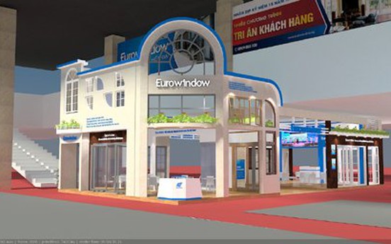 Eurowindow mang đến Vietbuild Hà Nội nhiều sản phẩm cửa thông minh