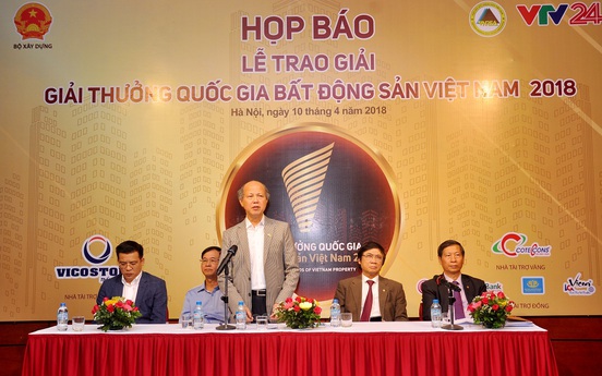Tối nay (14/4) trao giải Giải thưởng Quốc gia Bất động sản Việt Nam 2018