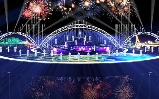 Sân khấu pháo hoa Đà Nẵng 2018 tạo bất ngờ với những “biểu tượng lạ”