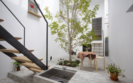 Ngôi nhà ống 54m2 tiện nghi, "sở hữu" vườn cây xanh mát giữa nhà