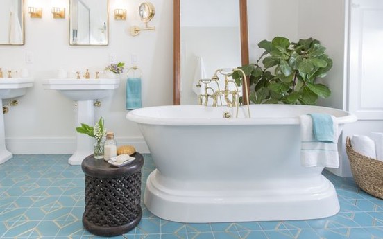 10 ý tưởng thiết kế phòng tắm không đơn điệu