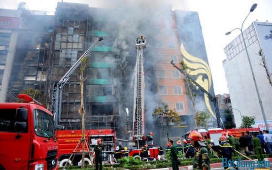 Hà Nội: 13 người tử vong trong vụ cháy ở phố Trần Thái Tông