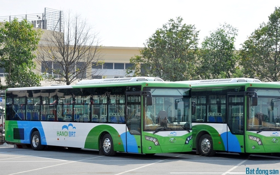 Hà Nội: Người dân được đi miễn phí buýt nhanh BRT trong tháng đầu