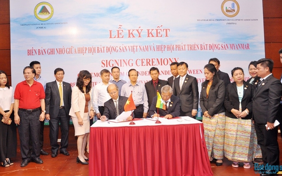 VNREA ký kết Biên bản ghi nhớ hợp tác với Hiệp hội Phát triển BĐS Myanmar