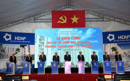 Khởi công xây dựng gần 1.000 căn hộ cho người thu nhập thấp tại Hà Tĩnh