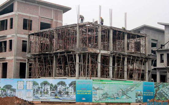 Hàng loạt biệt thự tại dự án Khai Sơn Hill xây không phép