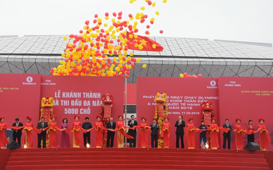 Quảng Ninh: Khánh thành Nhà thi đấu đa năng 5.000 chỗ ngồi