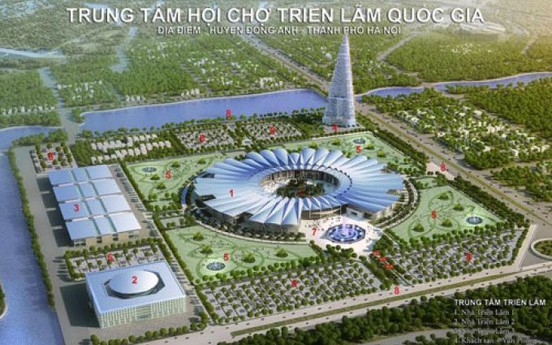 Hà Nội xây Trung tâm Hội chợ Triển lãm Quốc gia rộng 90ha