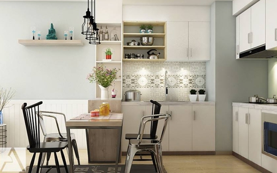 Những mẫu nội thất phòng bếp đẹp cho chung cư có diện tích nhỏ