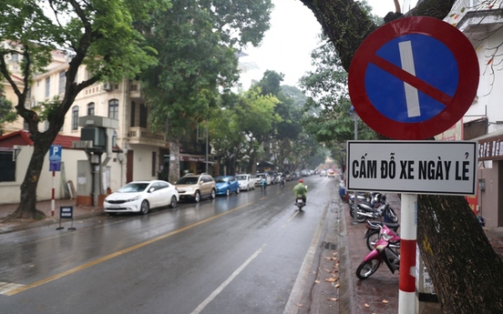 Hà Nội: Có 4 tuyến phố đỗ xe theo ngày chẵn, lẻ từ ngày 1/9