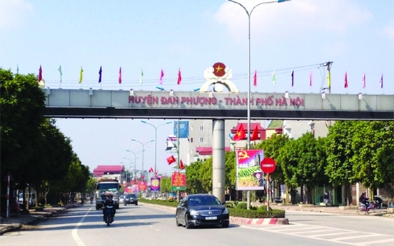 Duyệt chỉ giới đường đỏ tuyến đường nối 3 phân khu đô thị huyện Đan Phượng, Hoài Đức