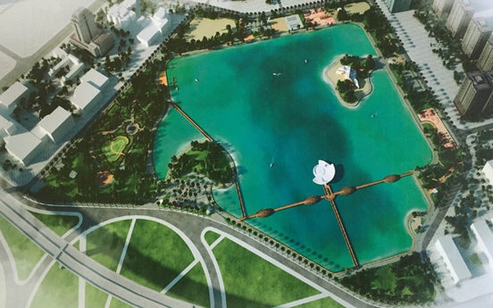 2020 sẽ hoàn thành Công viên và hồ điều hòa Cầu Giấy