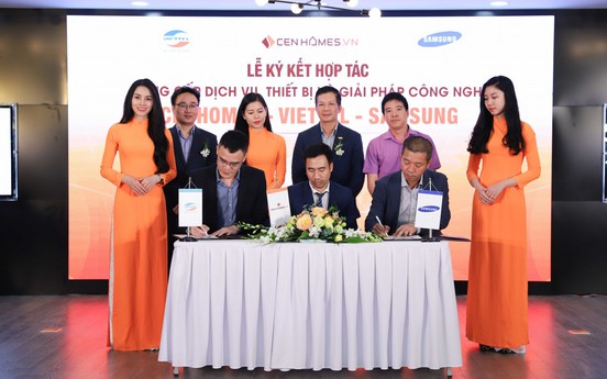 Hai ông lớn Viettel và Samsung bắt tay hợp tác với website bất động sản Cenhomes.vn