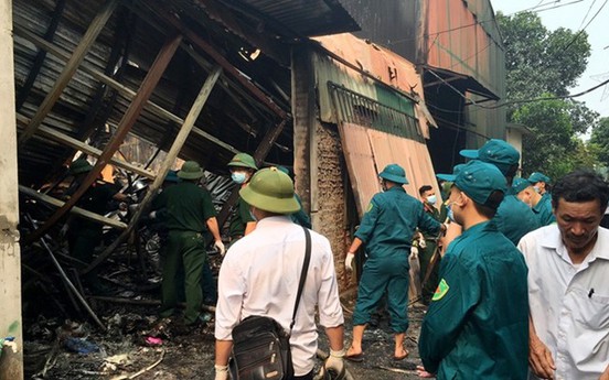 Vụ cháy 8 người tử vong ở Trung Văn: Các xưởng đều không có giấy phép xây dựng