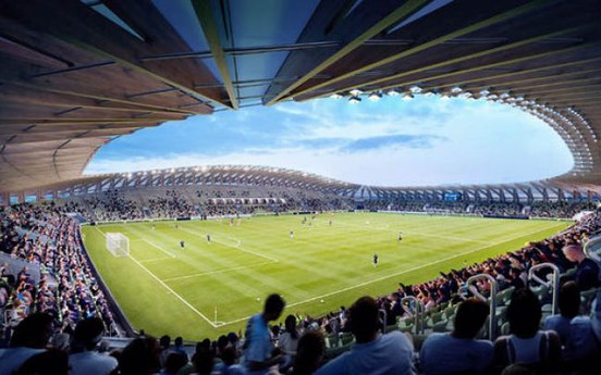 Sắp có sân vận động bóng đá làm bằng gỗ đầu tiên trên thế giới