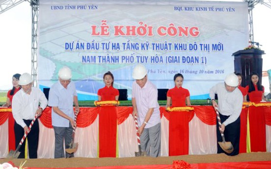 318 tỷ đồng xây dựng hạ tầng kỹ thuật Khu đô thị mới Nam Tuy Hòa