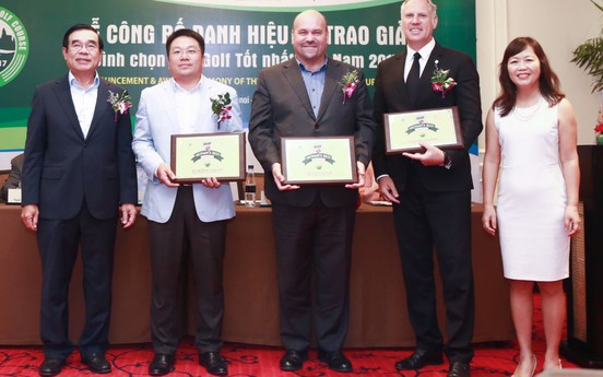 BRG Golf vừa giành được 2 giải thưởng uy tín của tạp chí Gôn Việt Nam năm 2017