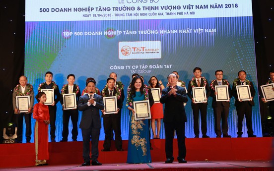 T&T Group lọt Top 10 doanh nghiệp tăng trưởng nhanh nhất Việt Nam năm 2018