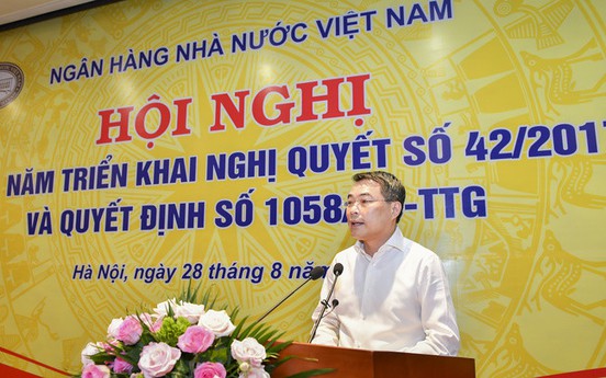 Thống đốc NHNN: "Khẩn trương đưa nợ xấu về mục tiêu dưới 3%"