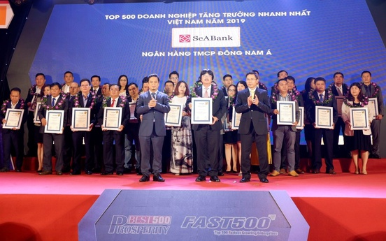 SeABank lọt top 500 doanh nghiệp tăng trưởng nhanh nhất Việt Nam