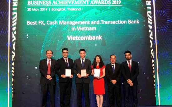 Vietcombank nhận ba giải thưởng lớn từ The Asian Banker
