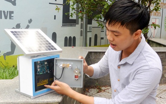 Sinh viên sáng chế thiết bị kiểm soát ô nhiễm không khí