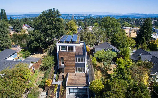 Mỹ: Ngôi nhà xanh độc đáo ở Seattle