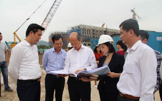 Lãnh đạo Hiệp hội Bất động sản Việt Nam thăm công trường dự án của hội viên