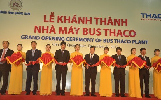Trường Hải khánh thành Nhà máy Thaco Bus lớn nhất Đông Nam Á