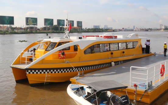 Tuyến buýt sông số 1 sẽ chính thức vận hành vào ngày 25/11