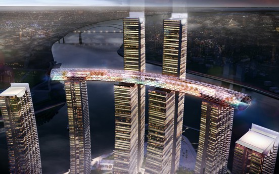 Raffles City Chongqing – kỳ quan kiến trúc mới của Trung Quốc