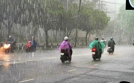 Dự báo thời tiết ngày 25/6/2019: Hà Nội có mưa rào và dông