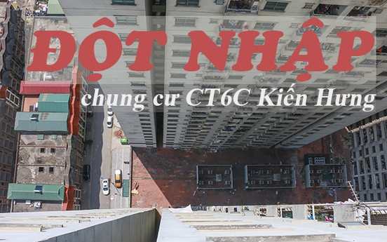 "Đột nhập" chung cư CT6C Kiến Hưng xây dựng không phép