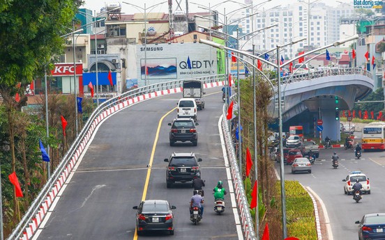 Hà Nội: Thông xe cầu vượt hơn 300 tỷ đồng ở nút giao An Dương