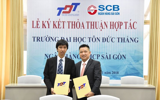 SCB ký kết hợp tác với trường đại học Tôn Đức Thắng