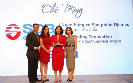 SCB nhận giải thưởng “Ngân hàng có sản phẩm dịch vụ sáng tạo tiêu biểu năm 2018”