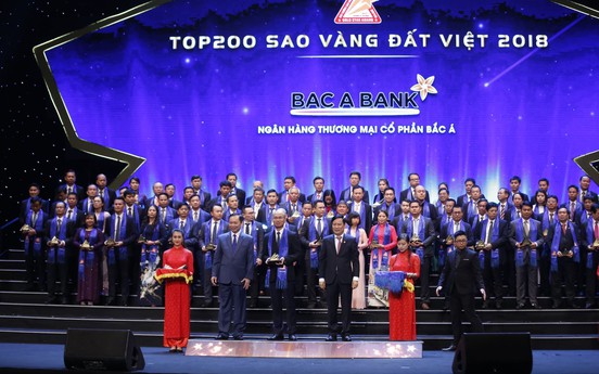 Bac A Bank giành giải thưởng Sao Vàng đất Việt ngay lần đầu tiên tham gia