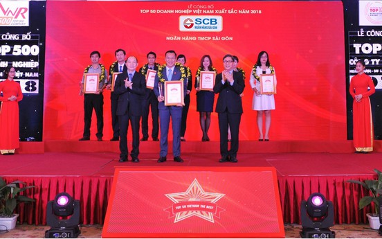 SCB nằm trong Top 50 doanh nghiệp xuất sắc nhất Việt Nam 2018