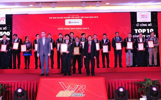 SeABank tiếp tục được vinh danh trong bảng xếp hạng “Top 500 doanh nghiệp lớn nhất Việt Nam”