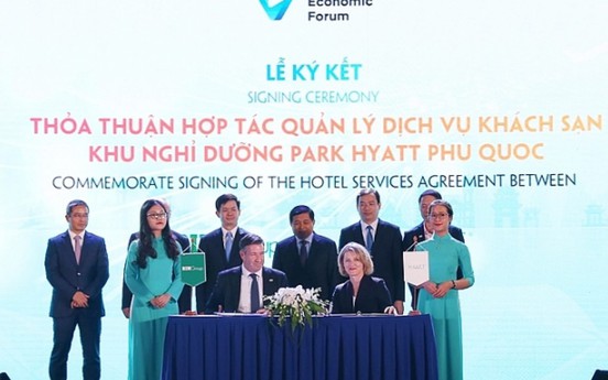 Agreement between BIM LAND and HYATT at Vietnam Travel and Tourism Summit 2019
