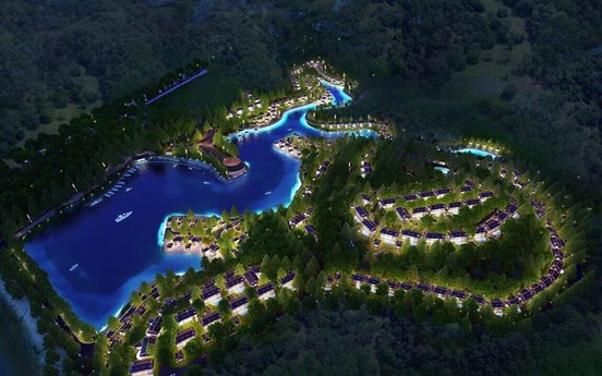 Hòa Bình: Khu du lịch nghỉ dưỡng Hồ Dụ ngang nhiên xây dựng không phép