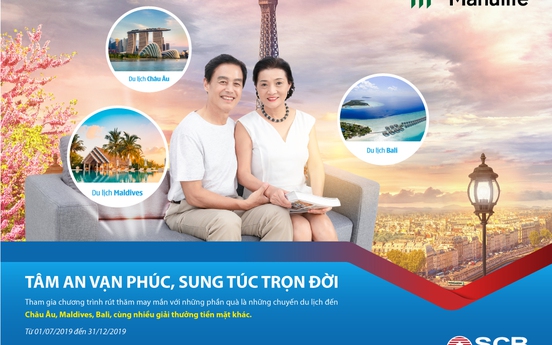 Cơ hội du lịch châu Âu với chương trình "Tâm an vạn phúc - Sung túc trọn đời" của SCB