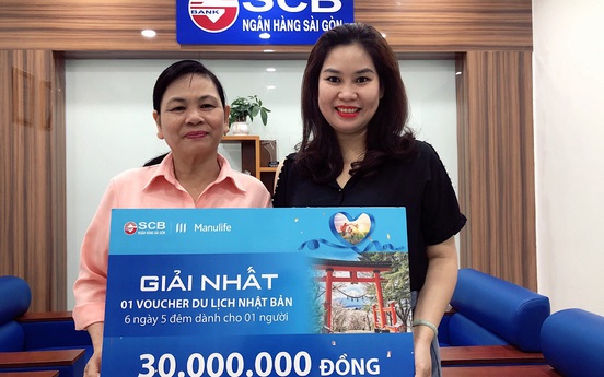 SCB trao tặng những chuyến du lịch giá trị cho khách hàng